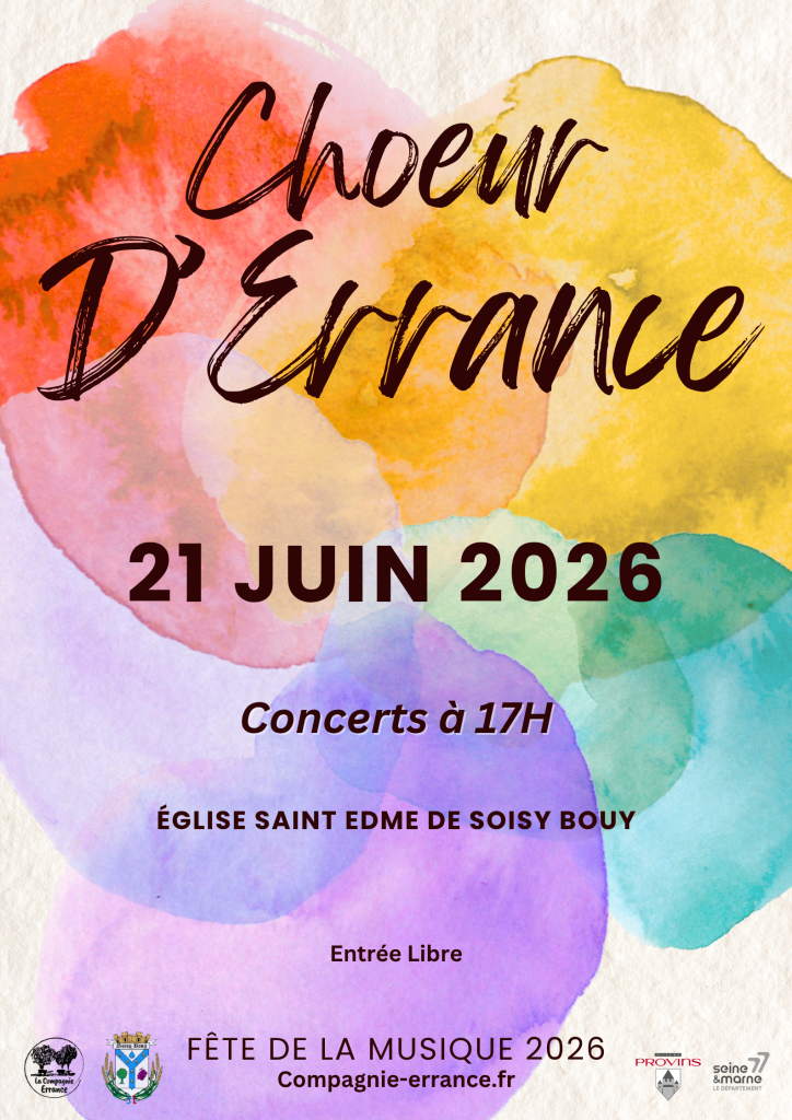 Fête de la musique Choeur Errance 2026
